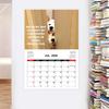 Desk Dogs 2026 Calendar Funny Dogs Illustrations Wall Calendar Jan.2026-Dec.2026 12 Monthly Planner for Home Office