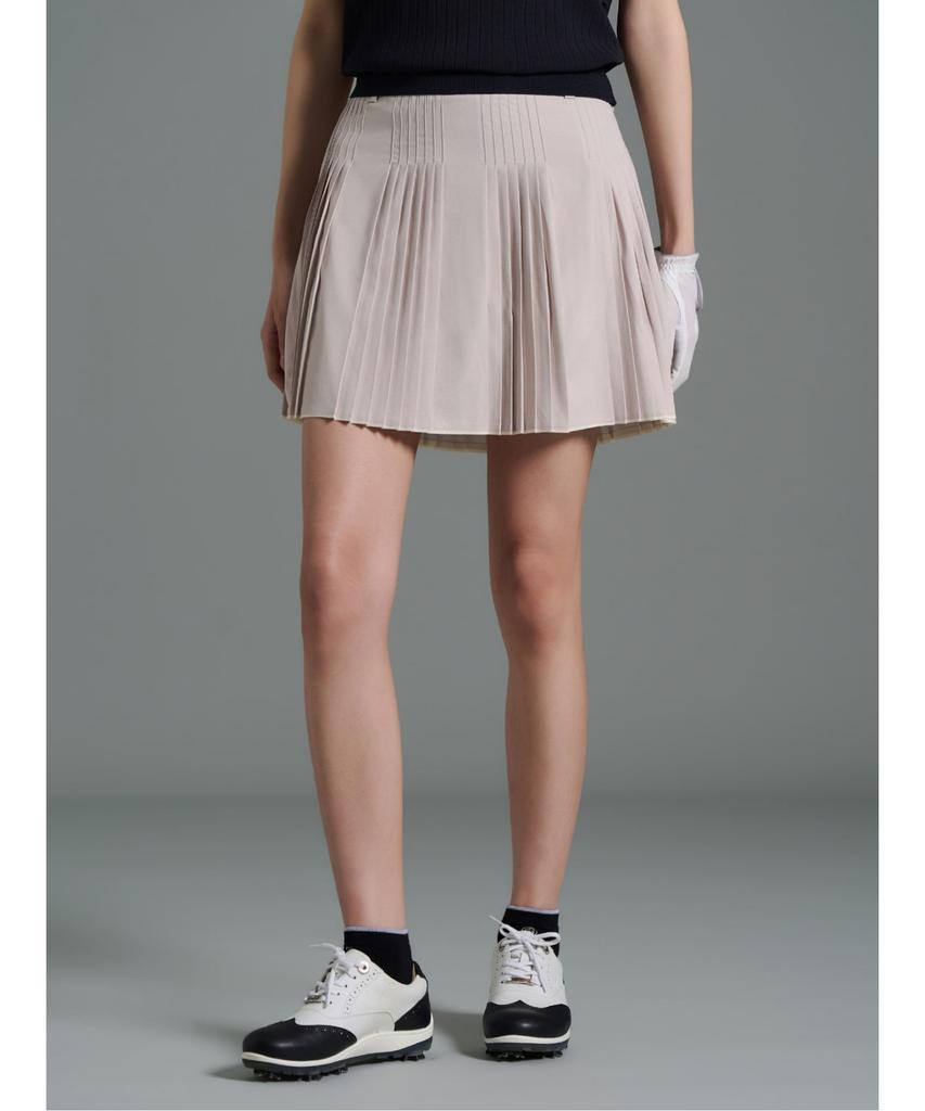 BEANPOLE GOLF [B_Under] Women'S Fine Pleated Contrast Hem Culottes - Beige