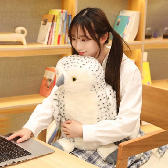 20/30/50cm Owl Plush Toy Simulation Soft Feather Fluffy Animal Doll Sofa Ornament Bedroom Decor Stuffed Animal Doll Pillow Home Room