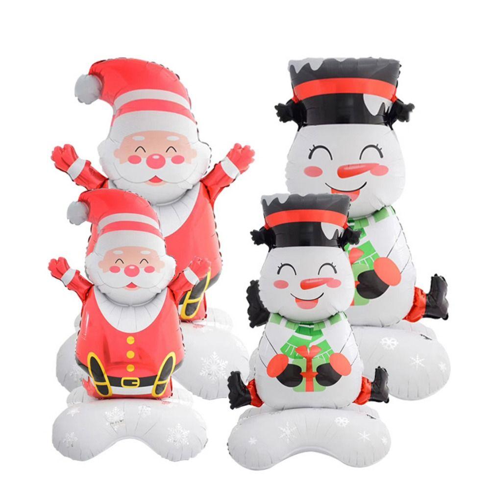 Santa Claus/Snowman/Xmas Tree 3D Santa Claus Balloon  Home Decor