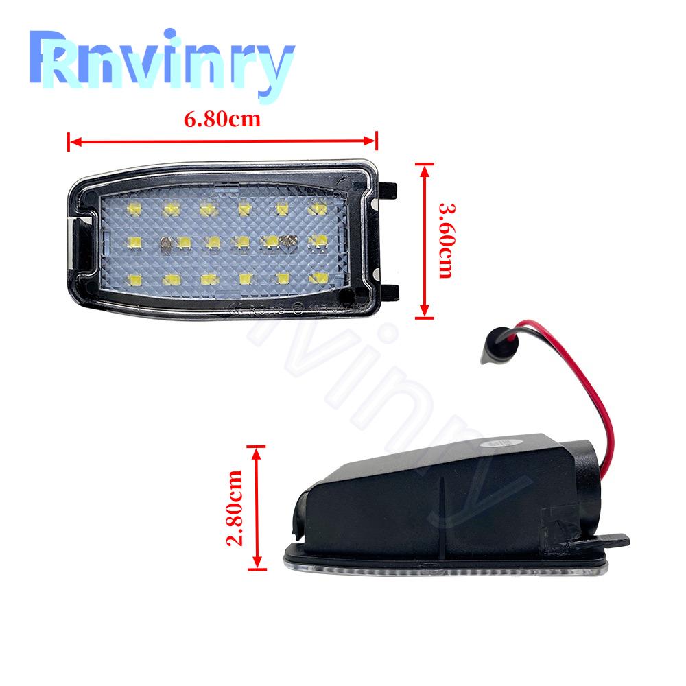 Une paire Pour Land Rover Discovery Freelander LR2 LR3 LR4 Range Rover Sport 2007-2013 Lampe LED sous rétroviseur latéral Lumières d'accueil
