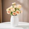 White Ceramic Vase Flower Base White Large 20cm Vase Nordic Ceramic Stylish Flower Arrangement Interior Home Decoration Present Gift