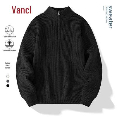 VANCL Men's Half-Zip Knit Sweater