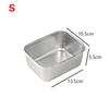 Stainless Steel Tiramisu Mold Cake Tray Cake Shaping Container With Lid Cake Preservation Box Household Dessert Baking Tools