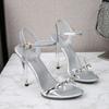 Women’s Sexy Heels Sandals 11cm High Fashion Heels Girls Shoe Slipper Candy Color Sandals