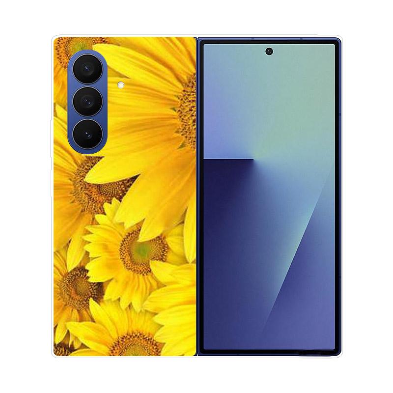 Transparent Folding Phone Case For Samsung Galaxy Z Fold 6 7 Clear Shockproof Hard PC Cover For Samsung Z Fold7 Fold6 Shell Capa
