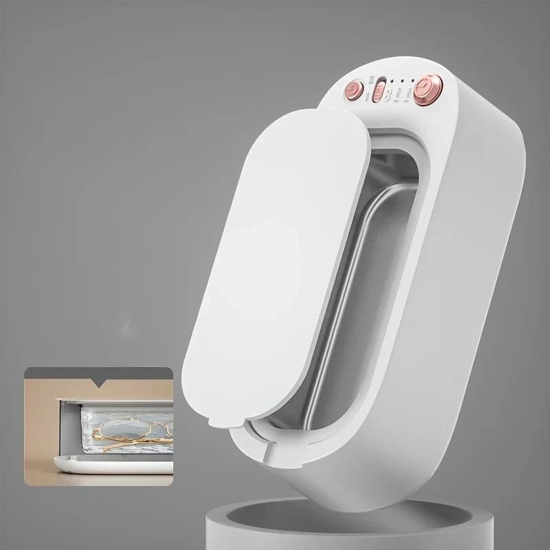 

360 ° cleaning, USB charging | High frequency vibration cleaning device, suitable for jewelry, glasses, watches, braces, etc