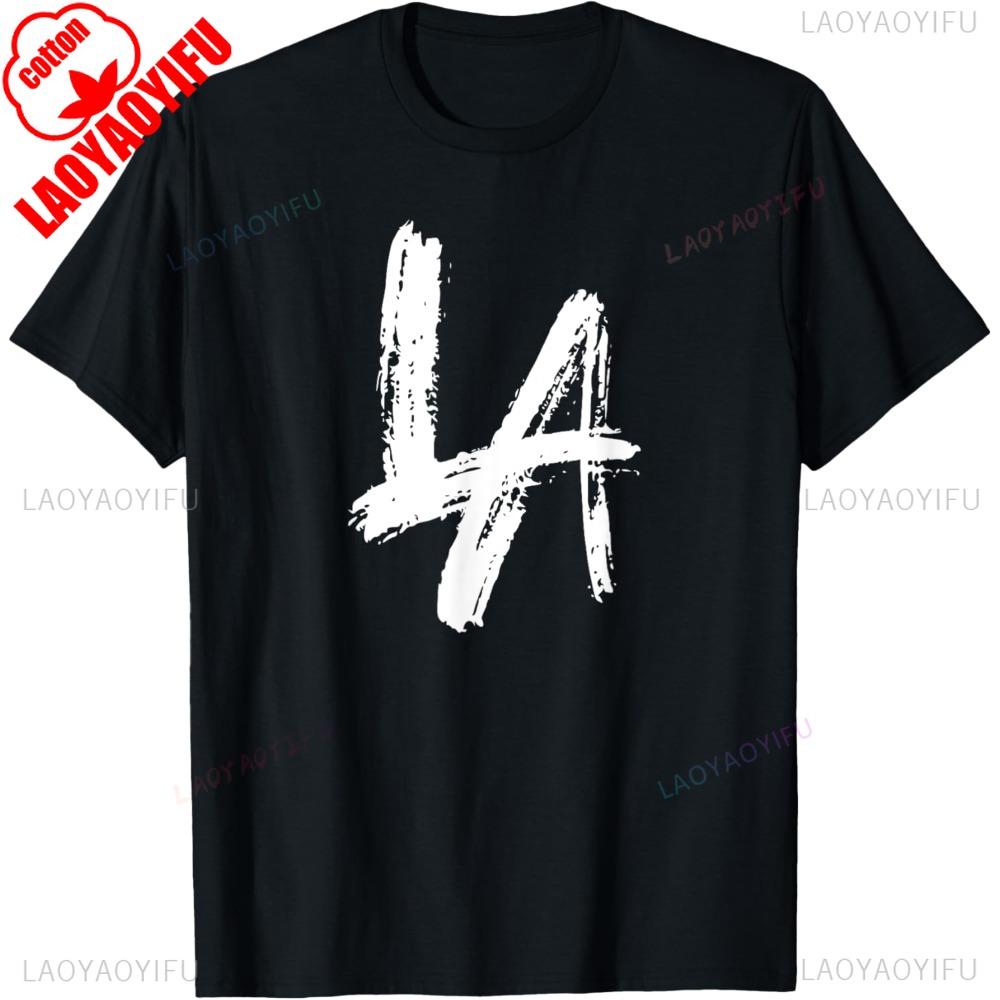Los Angeles California Simple Design TShirt LA Daily Fashionable Round Neck Clothing Men Women Summer Casual Cotton Tee Tops