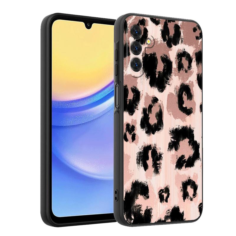 Leopard Print Trend Desgin Soft Phone Case for Samsung A17 A37 A57 A16 A26 A36 A56 A15 A25 A35 A55 A14 A24 A34 A54 A13 A23 A33 A