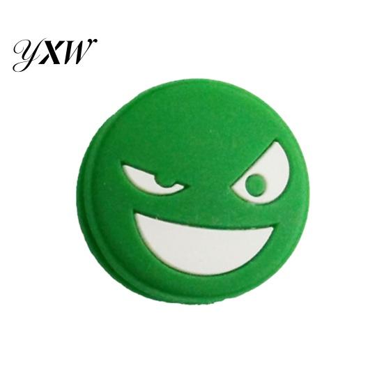 Smorzatori per Racchette in Silicone Tennis Vibrazione Shock Assorbitori Durevoli Riutilizzabili Faccina Sorridente Smorzatore Corde Racchetta