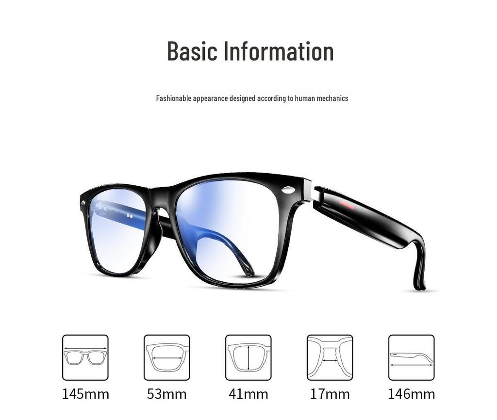 Photochromic Bluetooth Smart Glasses: Prescription-Ready, Anti-Blue Light, Music & Call-Enabled Sports Wearable