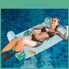 New Design Inflatable Floating Mat With Net And Backrest Eco-friendly Pvc Material Firebird Pattern