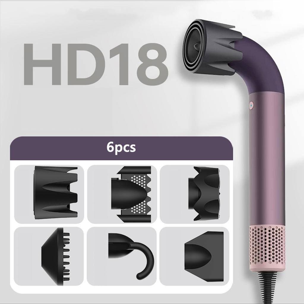 7pcs New Hair Dryer Set, Home Negative Ion Quick Drying High-speed Hair Dryer Gift Box Packaging