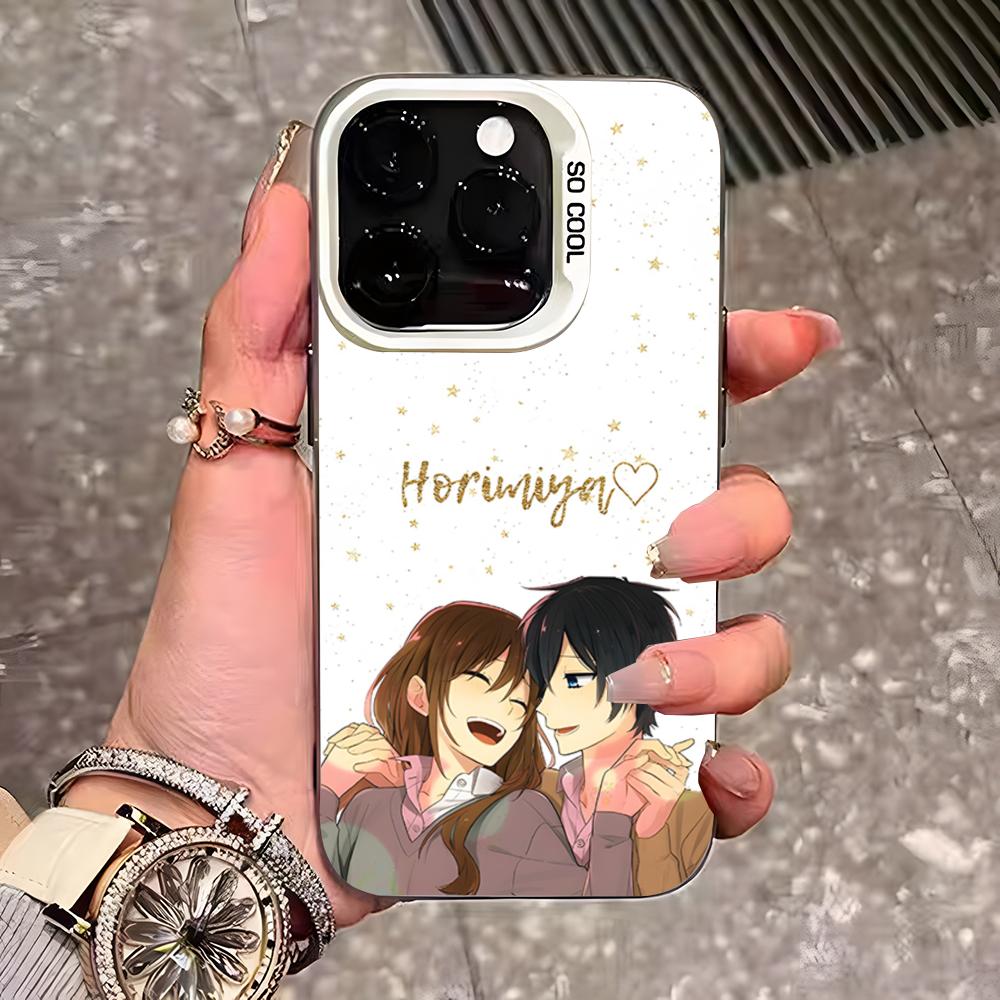 

Anime Horimiya Phone Case For IPhone 17 Pro Max 16 Pro Max 15 14 13 11 12 Mini Xs X Xr 7 8 Plus Se Color Silver Cover iPhone 14