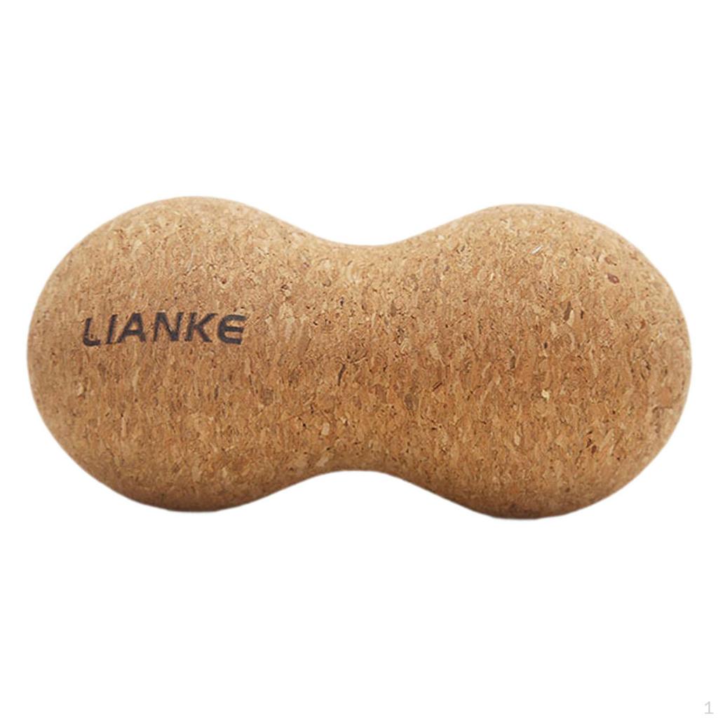 Cork Massage Ball Exercise Tool Roller Small Size Portable for Men Women Muscle Feet,