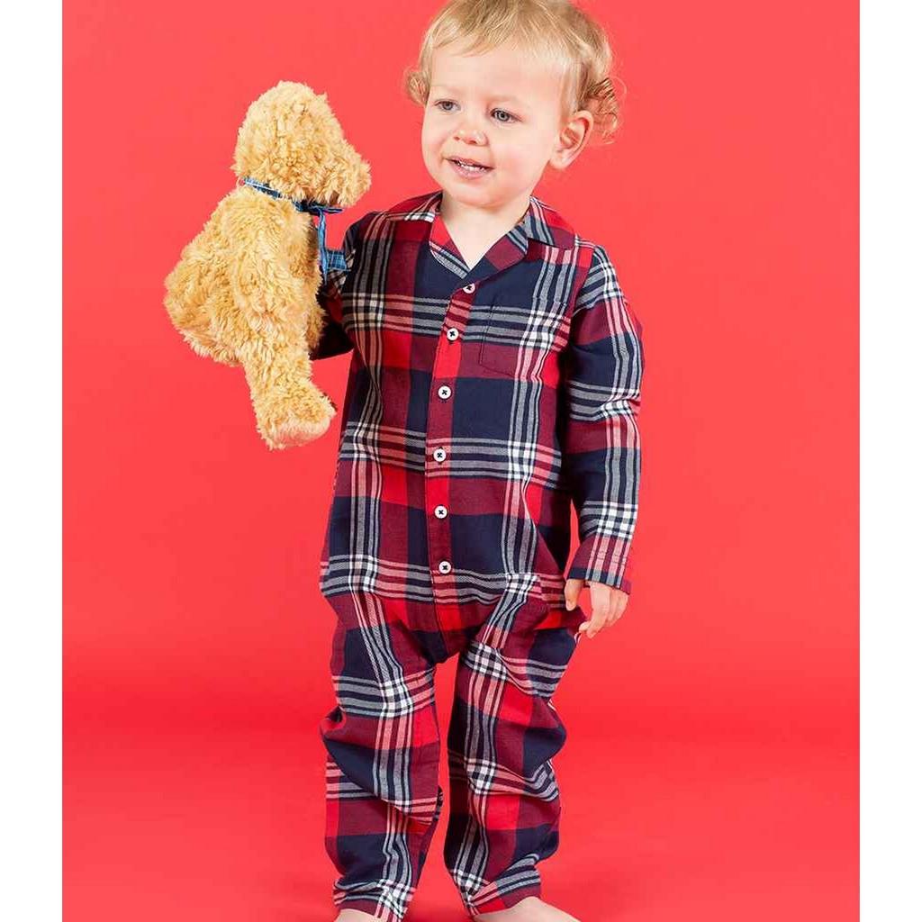 Larkwood Baby Tartan Babysuit