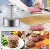 Stainless Steel Hamburger Patty Maker Round Shape Non-Stick Rice Ball Mold  Adjustable Patty Making Mold Kitchen Beef BBQ Tools