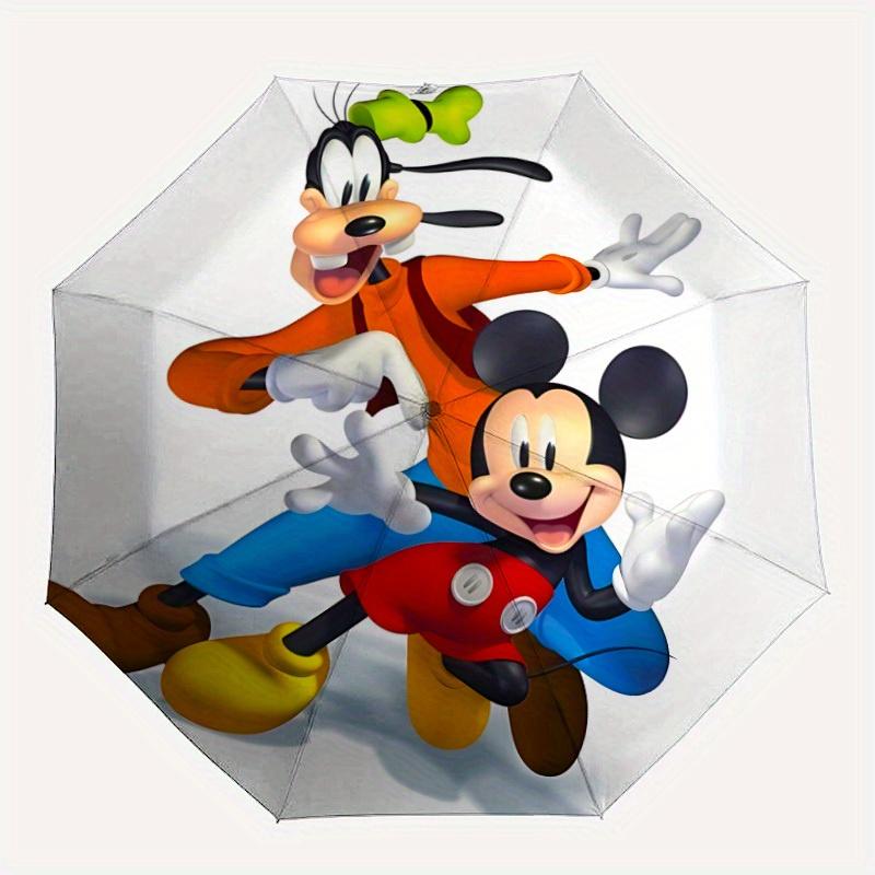 

1pc Mickey Mouse, Goofy Automatic Open/close Folding Umbrella, Compact Portable Travel Umbrella, Perfect Gift for FriendsCute Umbrella y250812002