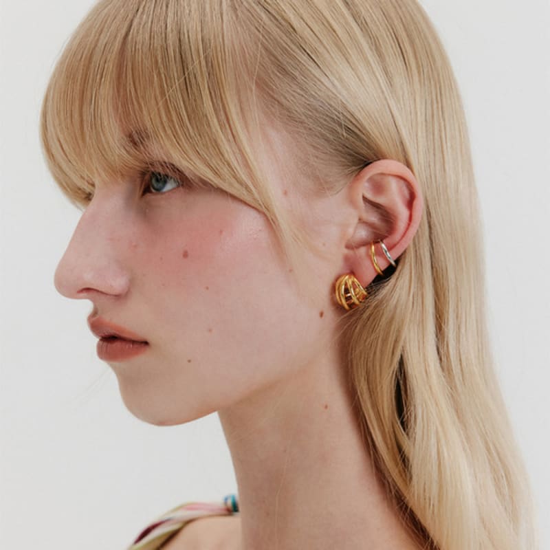 EENK Quintuple Earrings - Gold