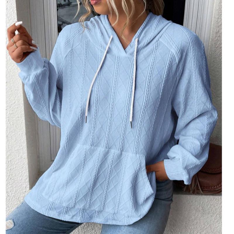 

Сплошная толстовка с принтом для женщин, толстовка с круглым вырезом и длинным рукавом на шнурке с карманом, повседневная мода, свободный теплый удобный пуловер плюс осенняя толстовка XL