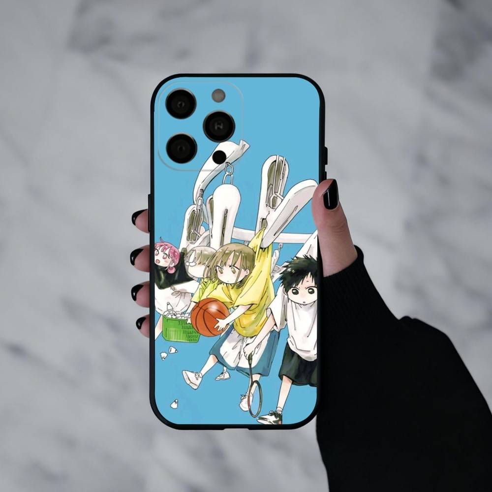 Youth Manga B-Blue Box Phone Case For iPhone 17pro,16,15,14,13,12,11 Plus,Pro Max,XS,Soft Silicone Black Cover