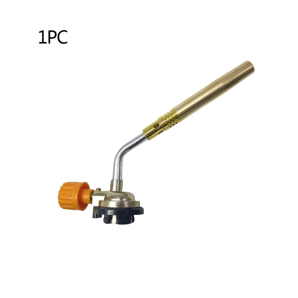 

1 шт. Для вулиці Кемпінгу BBQ Портативний Паяльний Тепловий Пістолет Бутановий Пальник Зварювальний Газовий Пальник Полум яний Пістолет Пайка Вогнемет