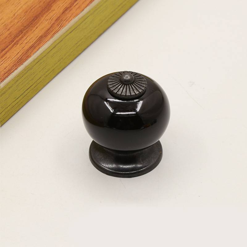 Kitchen Cabinet Pulls With Colorful Zinc Alloy Ceramic Construction For Home Decor And Storage