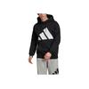 adidas Athletics Pack Casual Sport Drawstring Pullover Hoodie Men Black EA0370