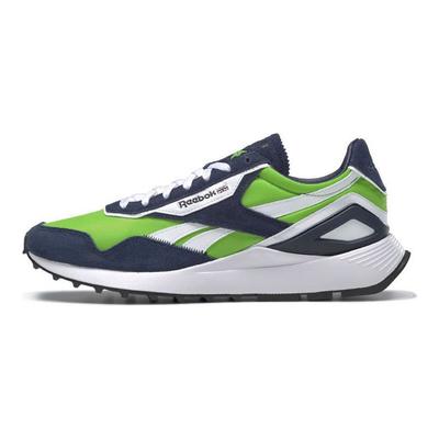 Classic Leather Legacy AZ Semi Solar Green Vector Navy Unisex Sneakers Footwear-White GX7569