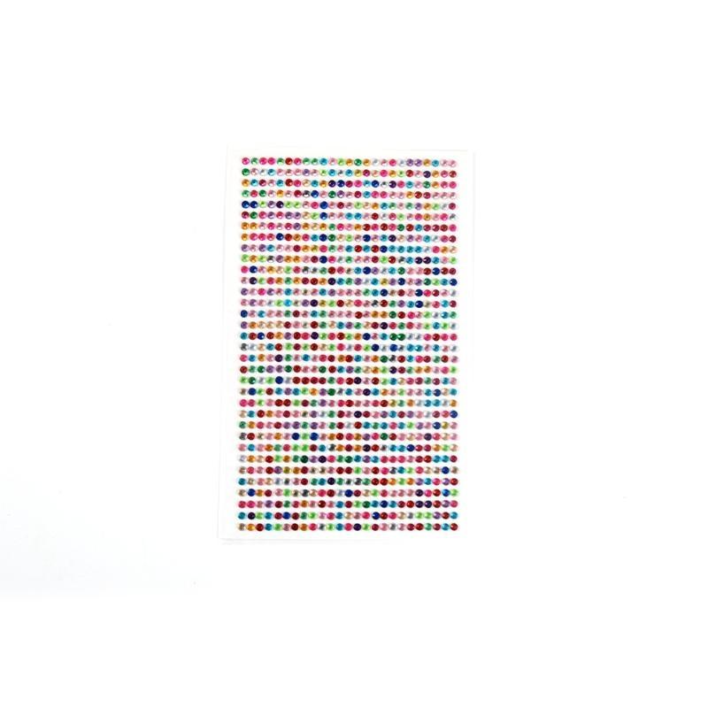 Self Adhesive Rhinestone Gem Stickers 1Sheets Assorted Shapes Acrylic Glitter Jewel Decals Bling Charms Face Diy Craf