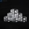 10pcs 2/3/5g Sample Clear Cream Jar Mini Cosmetic Bottles Containers Transparent Pot For Nail Arts Small Clear Can Tin For Balm