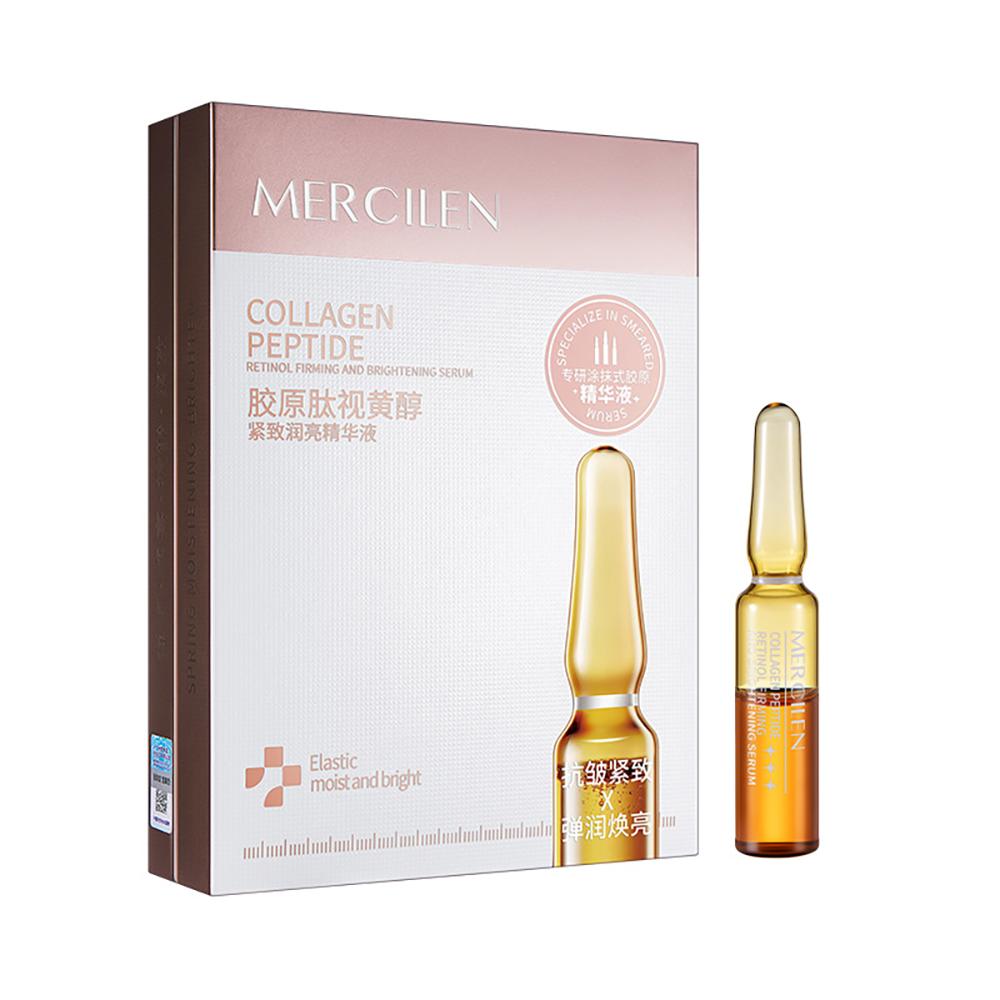 28Pcs Collagen Peptide Retinol Tightening Moisturizing Essence Ampoule Solution For Diminishing Fine Lines Brighten Skincare Other