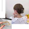 New Metal Claw Clip for Women Gold Geometric Hair Claw Large Size Headband Hairpin Claw Clip Hair Crab Hair Accessories