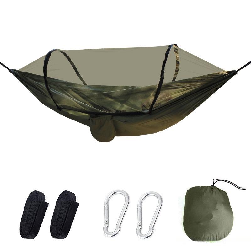 

Quick-Open Mosquito-Repellent Hammock with Nisi Fabric for Outdoor and Home Use