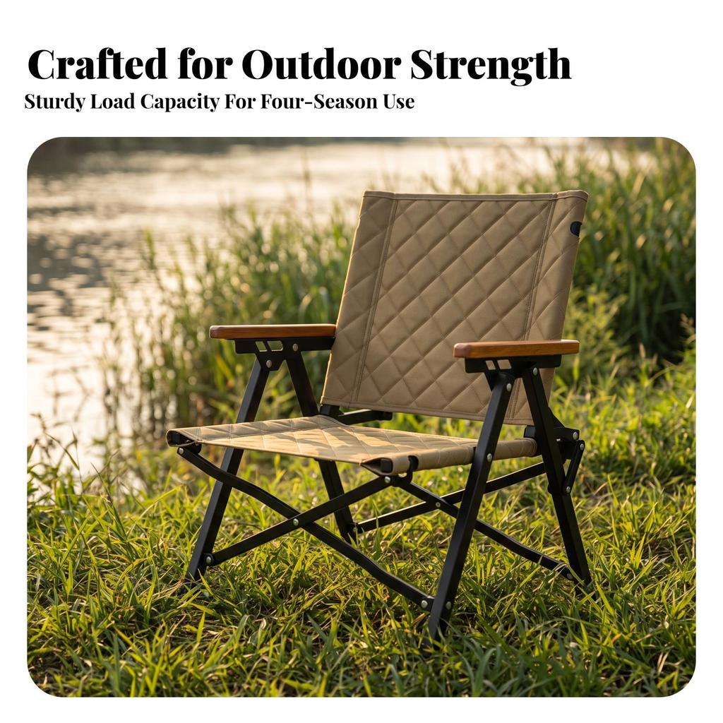 Folding Chair Padded Furniture Compact for Beach