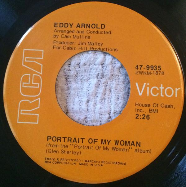

7inch Record EDDY ARNOLD - Portrait Of My Woman 479935 RCA Victor 1970 US Pop Used