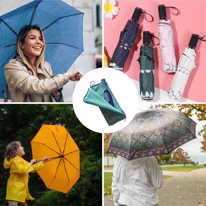 Umbrella Bag Chenille Outdoor Umbrella Storage Bag with Zipper Quick-Drying Umbrella Cover Super Absorbent Storage Bag