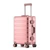 Aluminum-Magnesium Alloy Suitcase with Universal Wheels, 20/24/28-inch