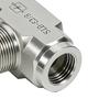 Hydraulic Flowrate Control Valve Fit for STB Series Mini Excavator 0.8-2 Ton 3/8in with M14 Connection Bidirectional for Cylinder Speed Control