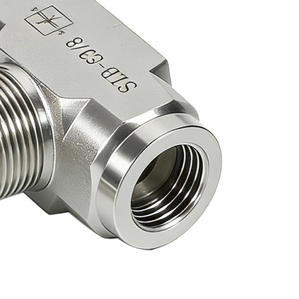 Hydraulic Flowrate Control Valve Fit for STB Series Mini Excavator 0.8-2 Ton 3/8in with M14 Connection Bidirectional for Cylinder Speed Control