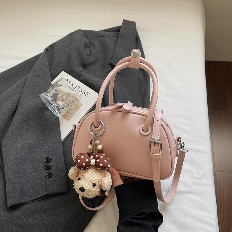 Fashionable Ladies Handbag Cute Semi-Circle Simple Large Atmosphere Single Shoulder Women's Crossbody Casual Small Bag