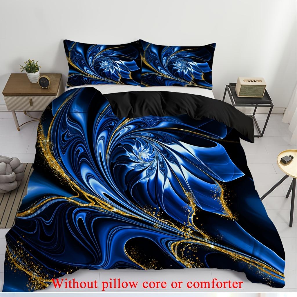 Floral Bedding Set 3D Printed Duvet Cover Set Skin-Friendly Single Twin Double Size Bedroom Decor Duvet Cover Set Birthday Gift