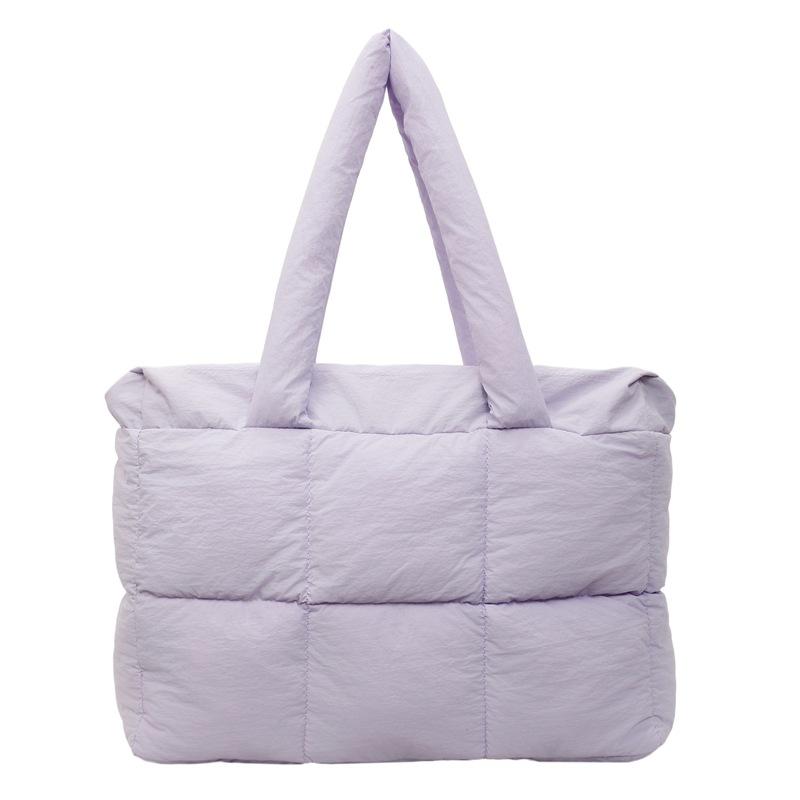 New trendy underarm shoulder bag casual large-capacity cotton clothing bag women's portable cloud tote bag