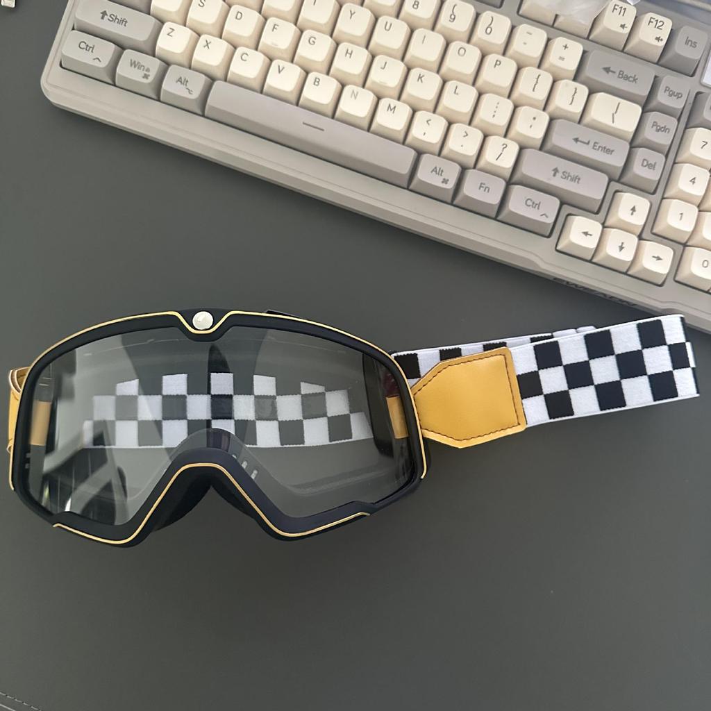 Retro Winddichte Motorradbrille - 100% Schützende Brille für Outdoor-Fahrten & Sport