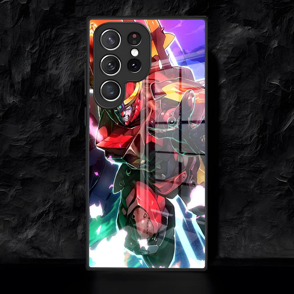 Anime G-Gurren Lagann Handyhülle Für Samsung S26 S25 Edge Ultra 24 23 22 21 Ultra Plus Fe A55 56 15 4G 5GGlasabdeckung
