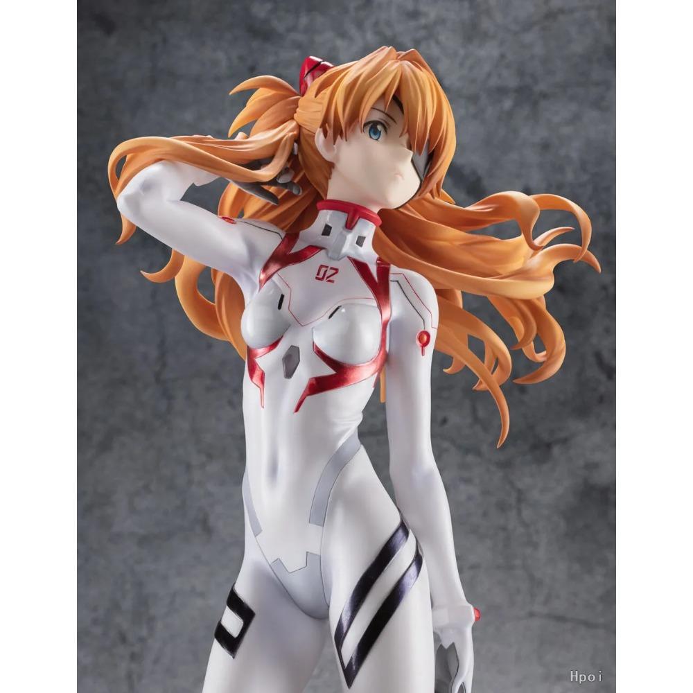 27CM Anime Shin Evangelion Gekijouban Souryuu Asuka Langley Figure 1/7 Last Mission Combat Suit Scene Model Toy Present Action