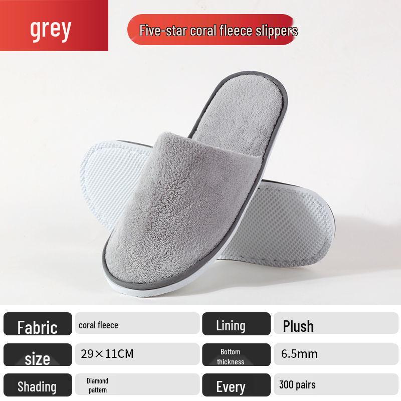Thickened Anti-slip Disposable Hotel and Home Guest Slippers