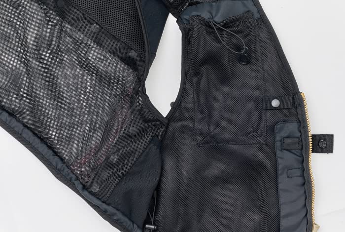 Gamakatsu Gore Tex Infinium Windstopper Short Mesh Fishing Vest GM2324 Size L Windproof Water Repellent Quick Dry
