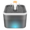 67oz/2L Ultra Silent Pet Fountain with LED Lighting&Activated Carbon Auto Filter Water Dispenser Mute Drinker for Cats Small Dog