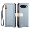 Leather Phone Case for Google Pixel 6-Pixel 9 Series with Coin Pocket, Card Slot, Mirror & Stand – Multiple Colors
